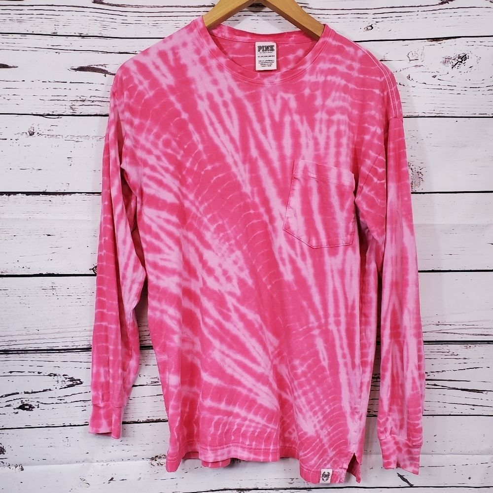 PINK Victoria Secret Pink Tie-dye Pullover, Size XS